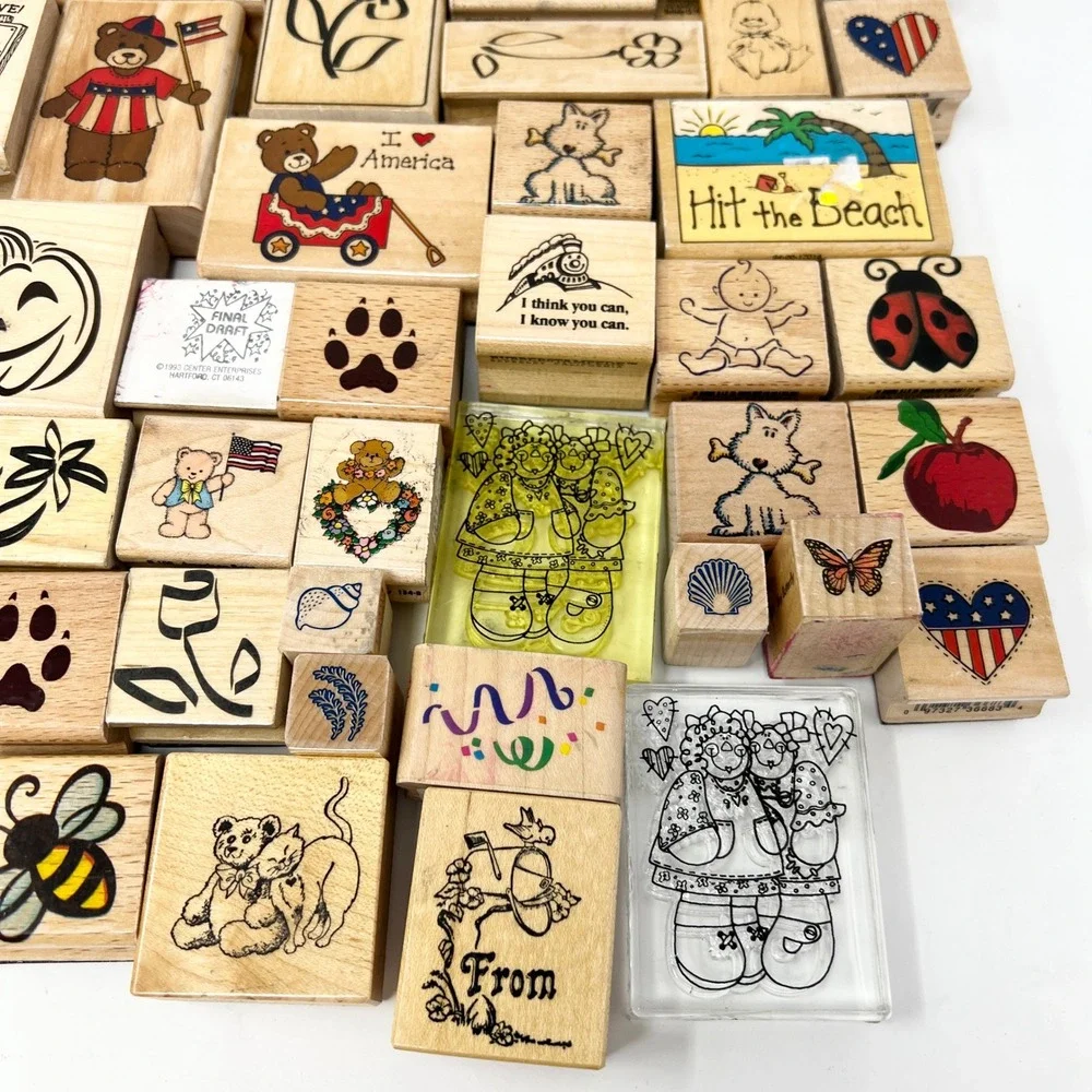Stampin Up! vintage rubber